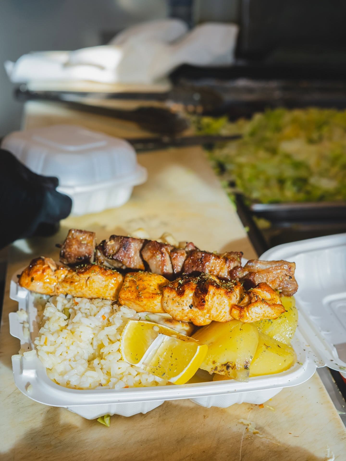 Placeholder image for the Chicken Souvlaki Plate